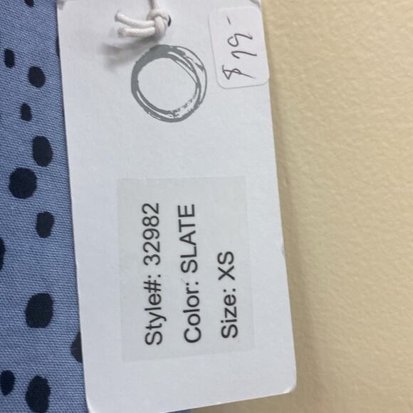 Habitat women’s L NWT Blue and Black print Raglan Sleeve Midi Dress - Picture 3 of 6